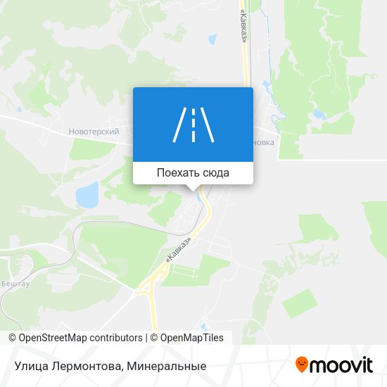 Карта Улица Лермонтова
