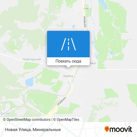 Карта Новая Улица