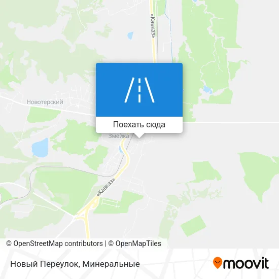 Карта Новый Переулок