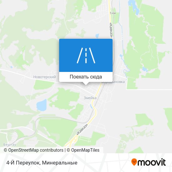 Карта 4-Й Переулок