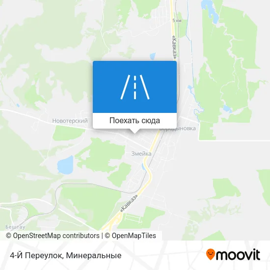 Карта 4-Й Переулок