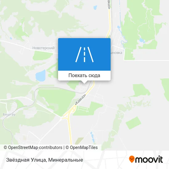 Карта Звёздная Улица