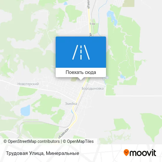 Карта Трудовая Улица