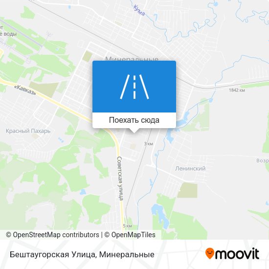 Карта Бештаугорская Улица