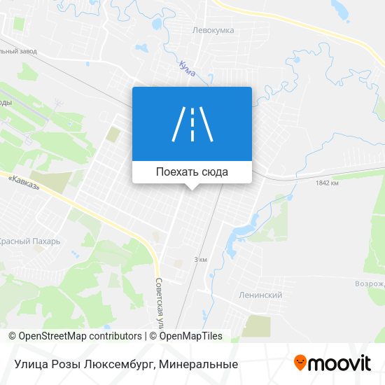 Карта Улица Розы Люксембург