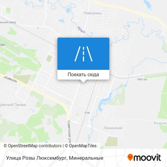 Карта Улица Розы Люксембург