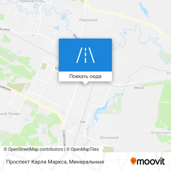 Карта Проспект Карла Маркса