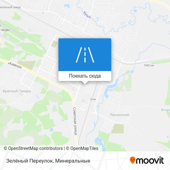 Карта Зелёный Переулок