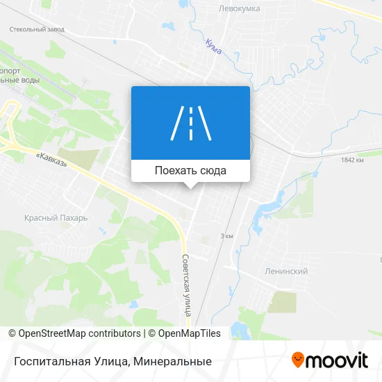 Карта Госпитальная Улица