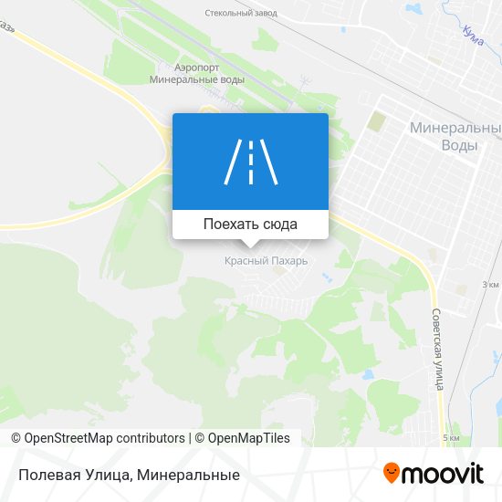 Карта Полевая Улица