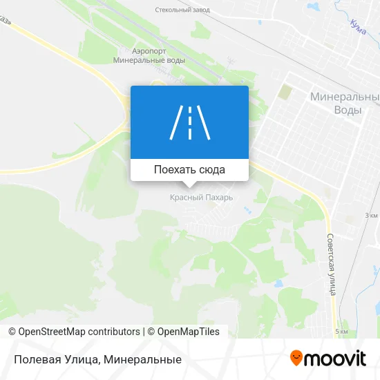 Карта Полевая Улица