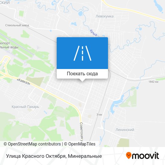 Карта Улица Красного Октября