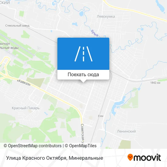 Карта Улица Красного Октября