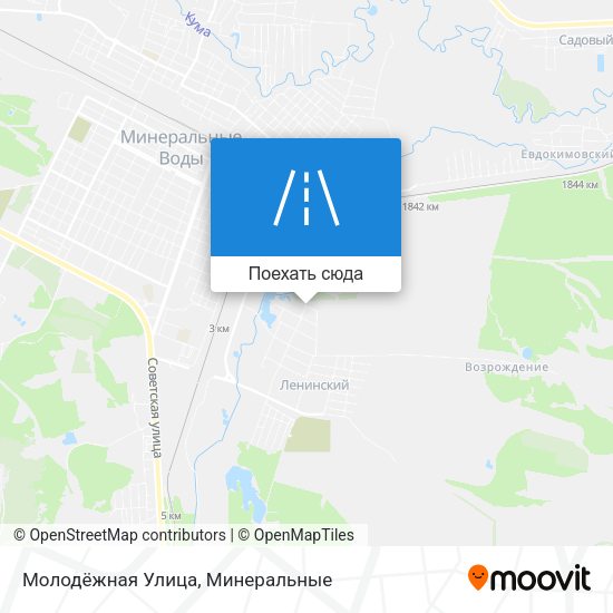 Карта Молодёжная Улица