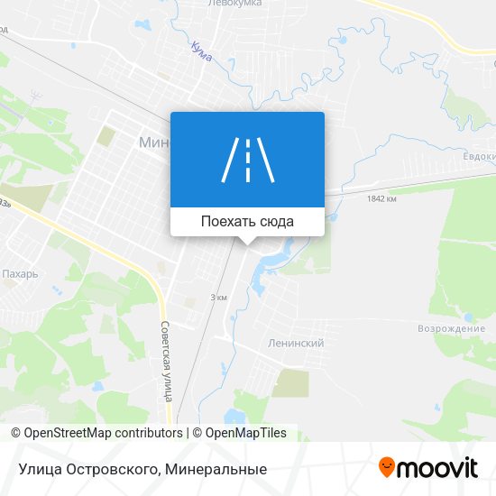 Карта Улица Островского