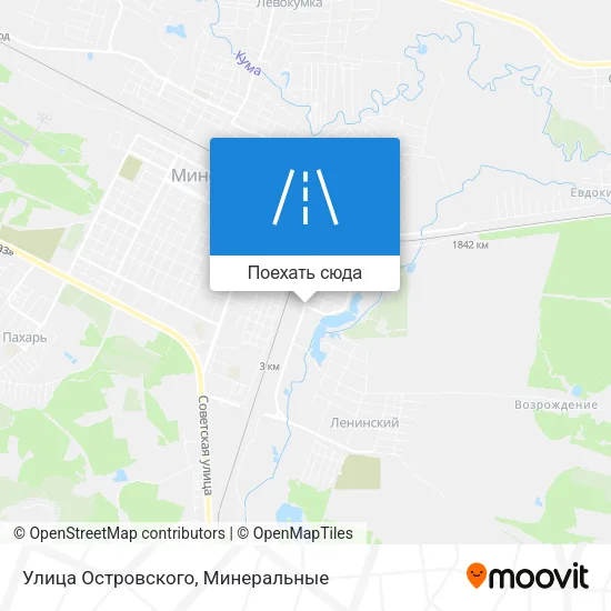 Карта Улица Островского