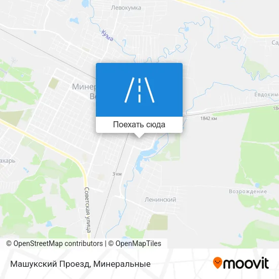 Карта Машукский Проезд