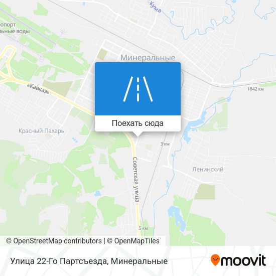 Карта Улица 22-Го Партсъезда