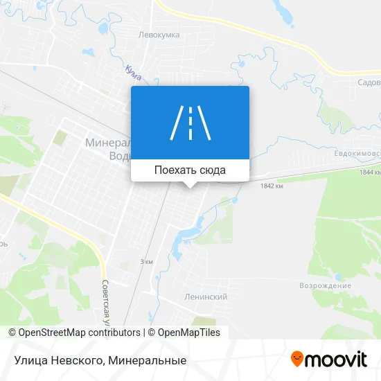Карта Улица Невского