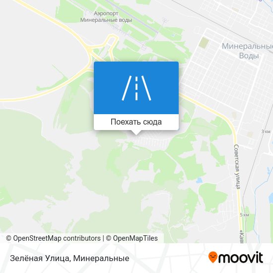 Карта Зелёная Улица