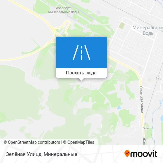 Карта Зелёная Улица