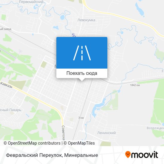 Карта Февральский Переулок