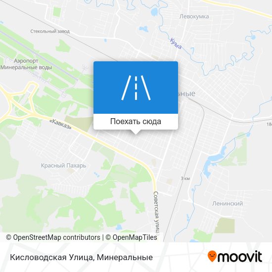 Карта Кисловодская Улица