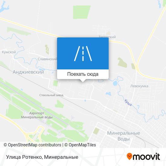 Карта Улица Ротенко