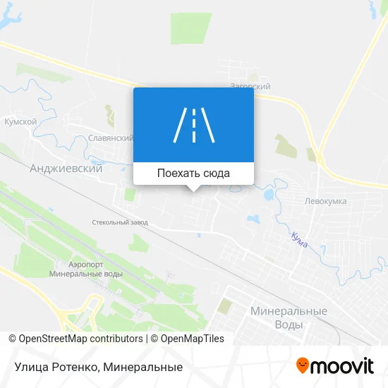 Карта Улица Ротенко