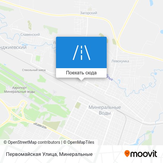 Карта Первомайская Улица