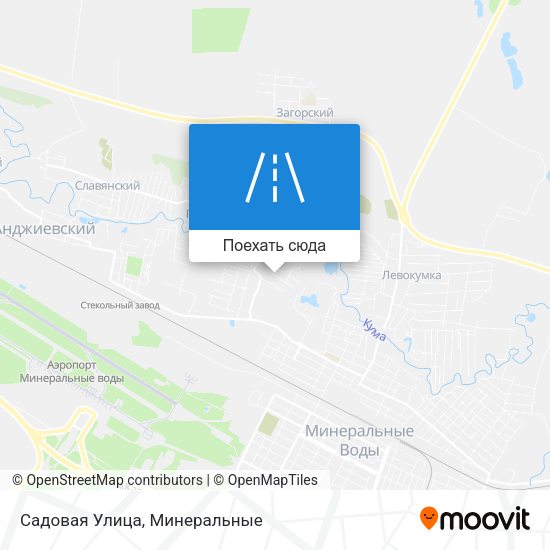 Карта Садовая Улица