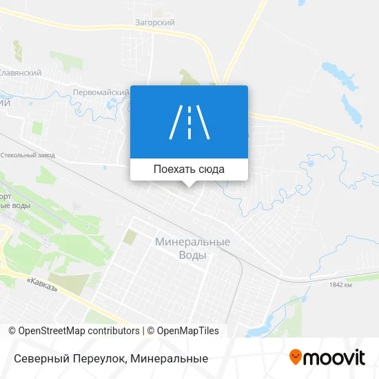 Карта Северный Переулок