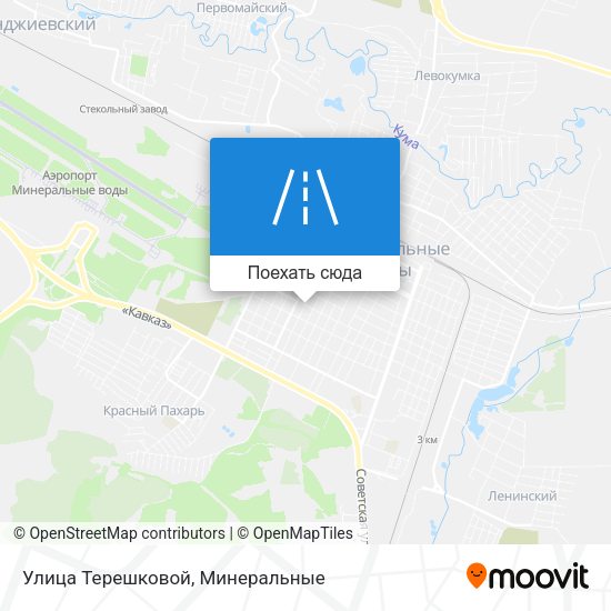 Карта Улица Терешковой