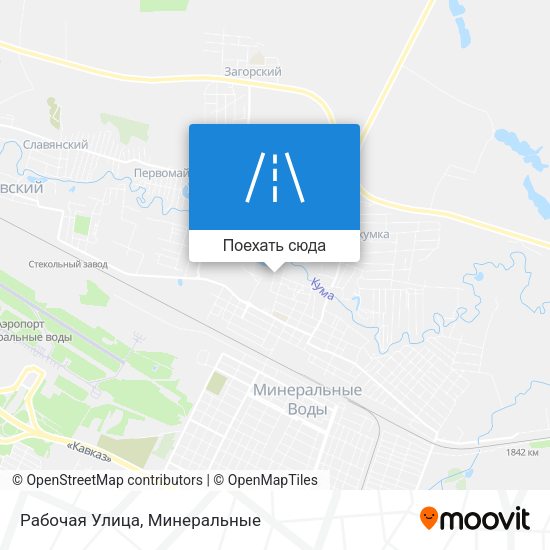 Карта Рабочая Улица