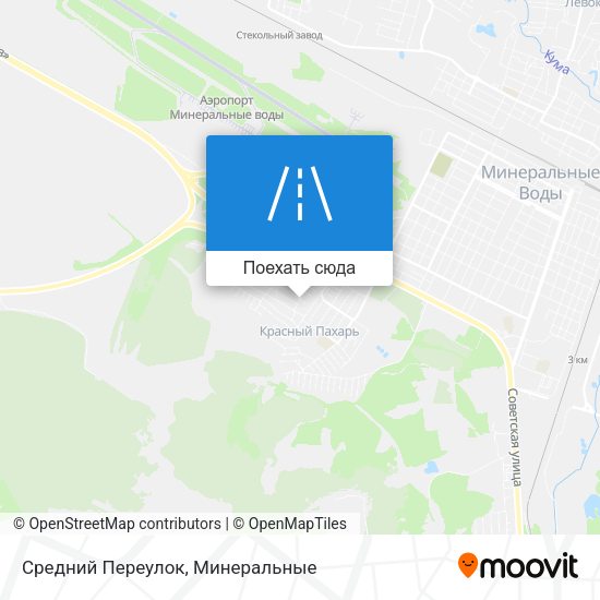 Карта Средний Переулок
