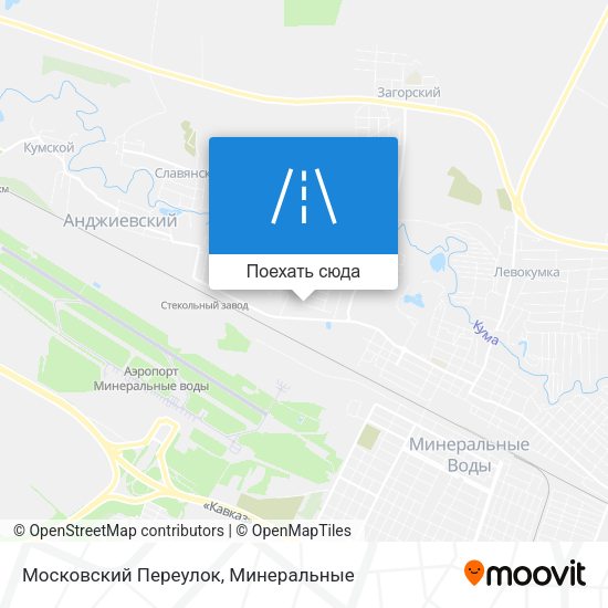 Карта Московский Переулок