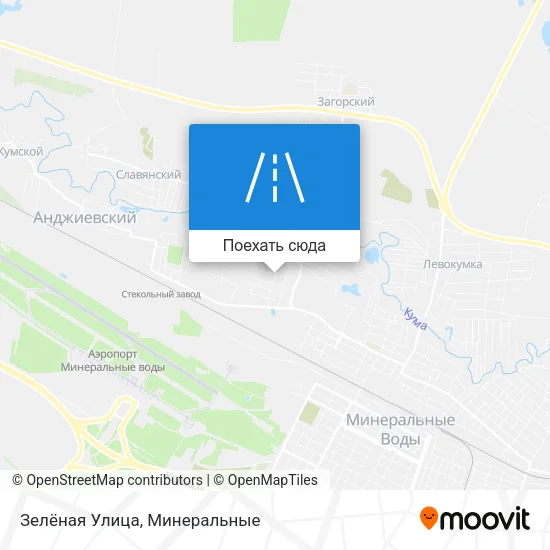 Карта Зелёная Улица