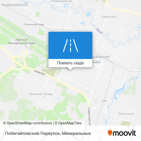 Карта Побегайловский Переулок