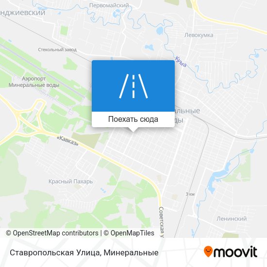 Карта Ставропольская Улица