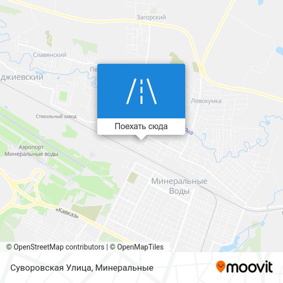 Карта Суворовская Улица