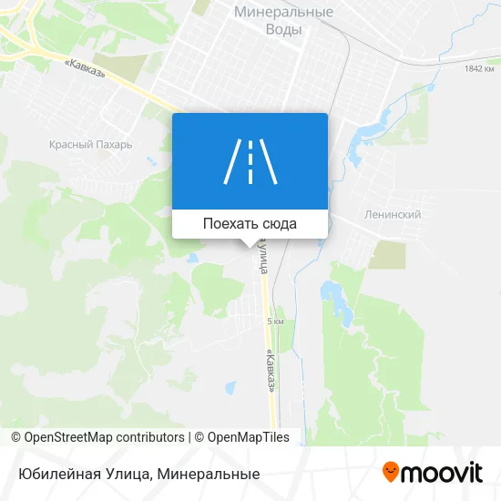 Карта Юбилейная Улица