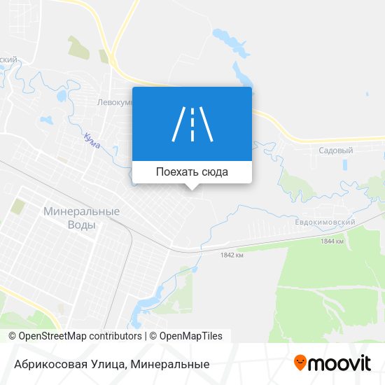 Карта Абрикосовая Улица