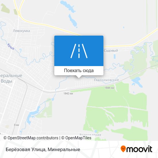 Карта Берёзовая Улица