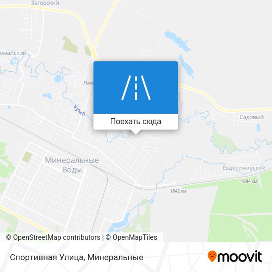 Карта Спортивная Улица