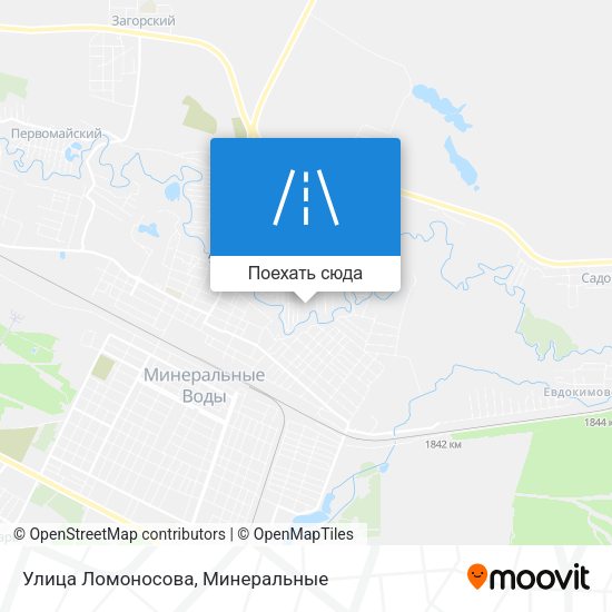 Карта Улица Ломоносова