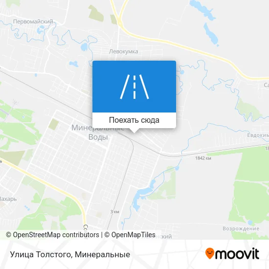 Карта Улица Толстого