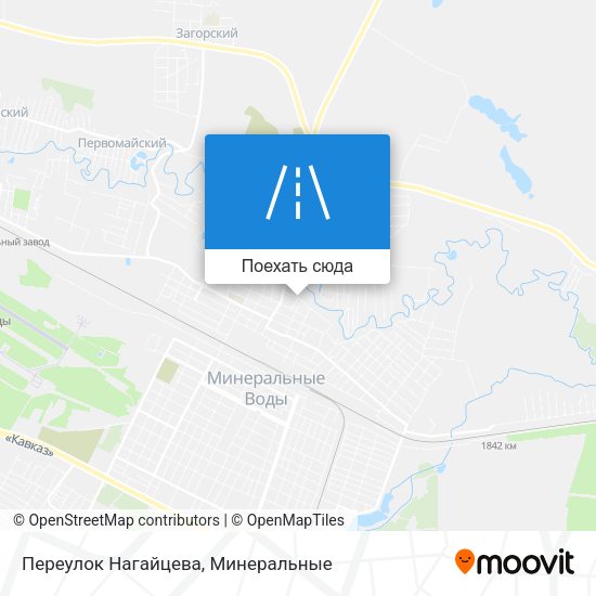 Карта Переулок Нагайцева