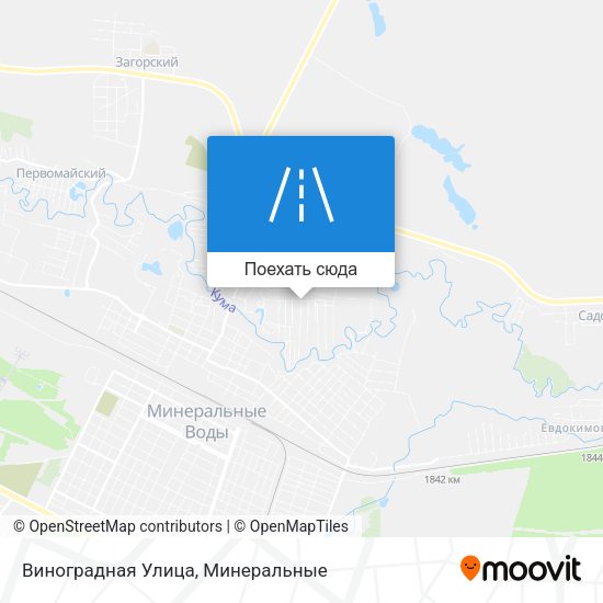 Карта Виноградная Улица
