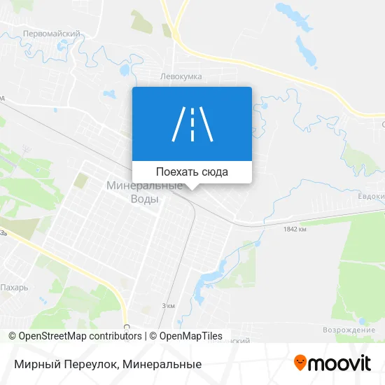 Карта Мирный Переулок