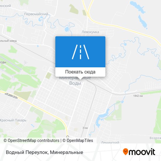 Карта Водный Переулок